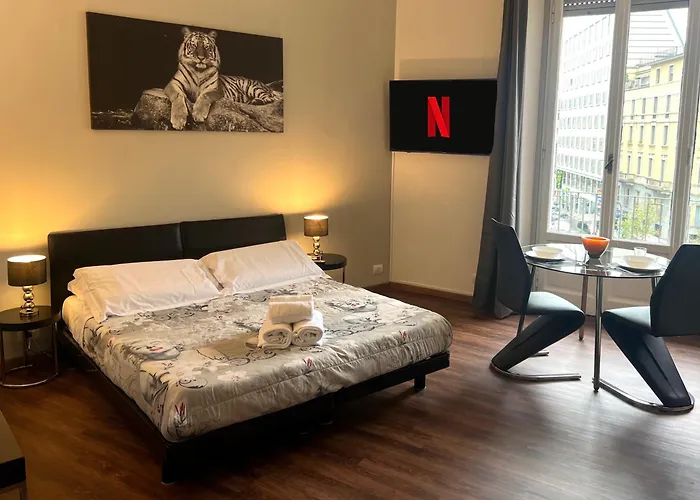 Apartmán Station - Lepetit Con Balcone - Self Checkin - Milanoflats Milán